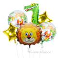 Jungle Safari tem tema Balão Garland Balloons Animal